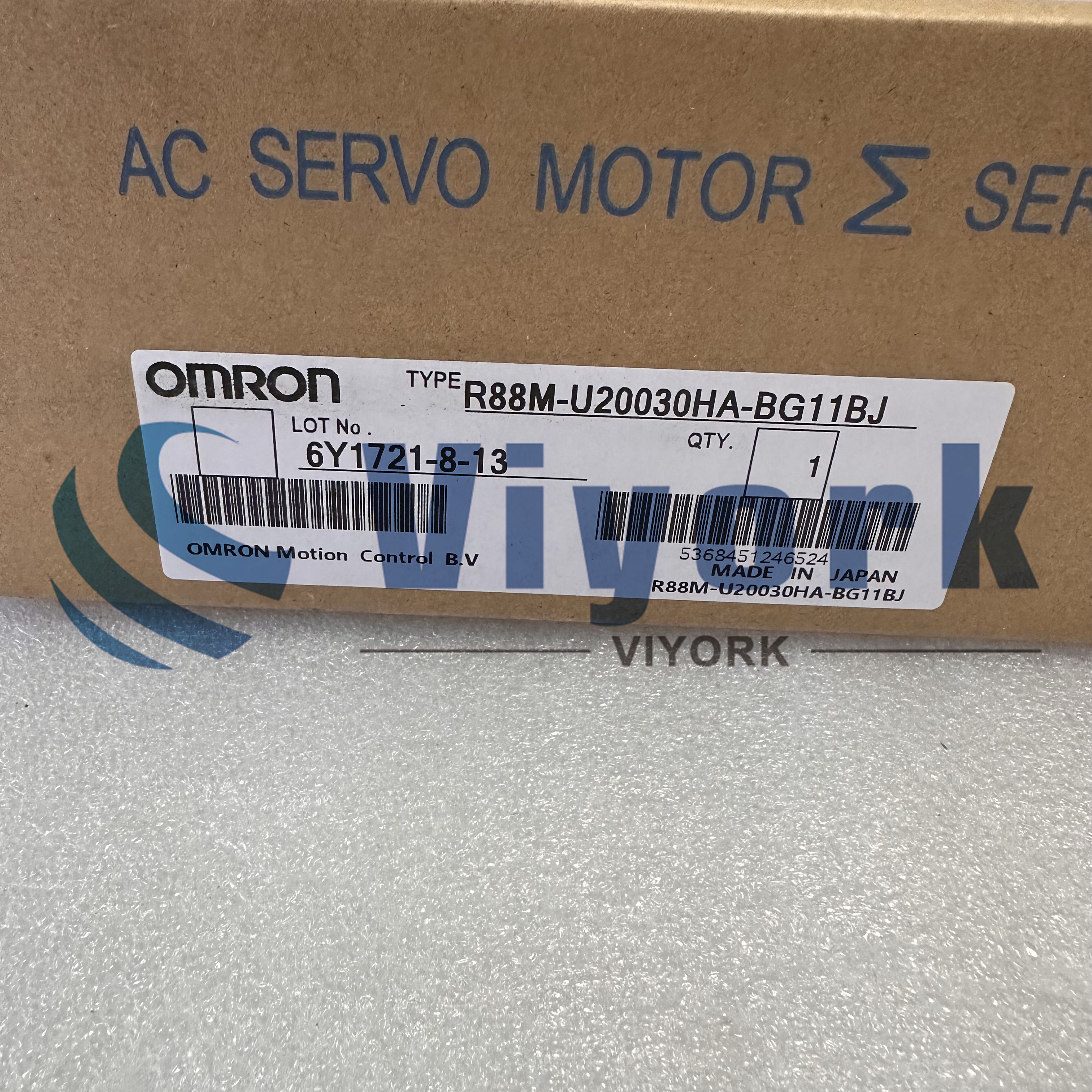 Omron R88M-U20030HA-BG11BJ AC SERVO MOTOR NEW