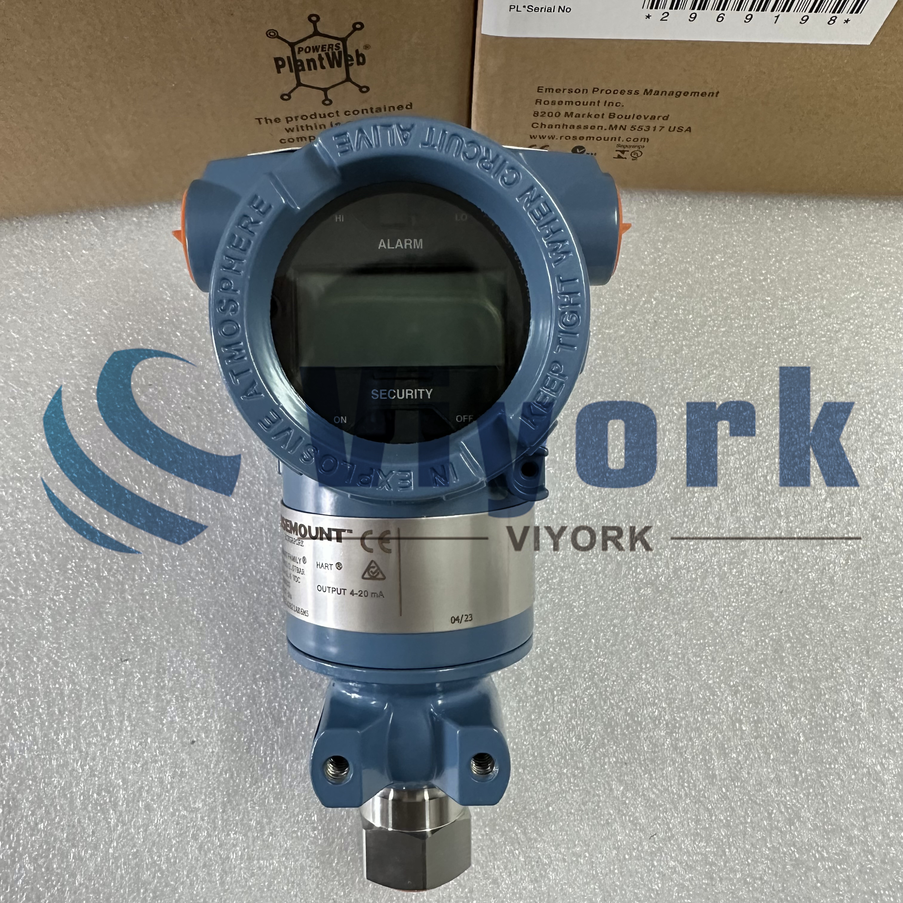 Rosemount 3051TG1A2B21AK6M5 PRESSURE TRANSMITTER NEW&ORIGINAL