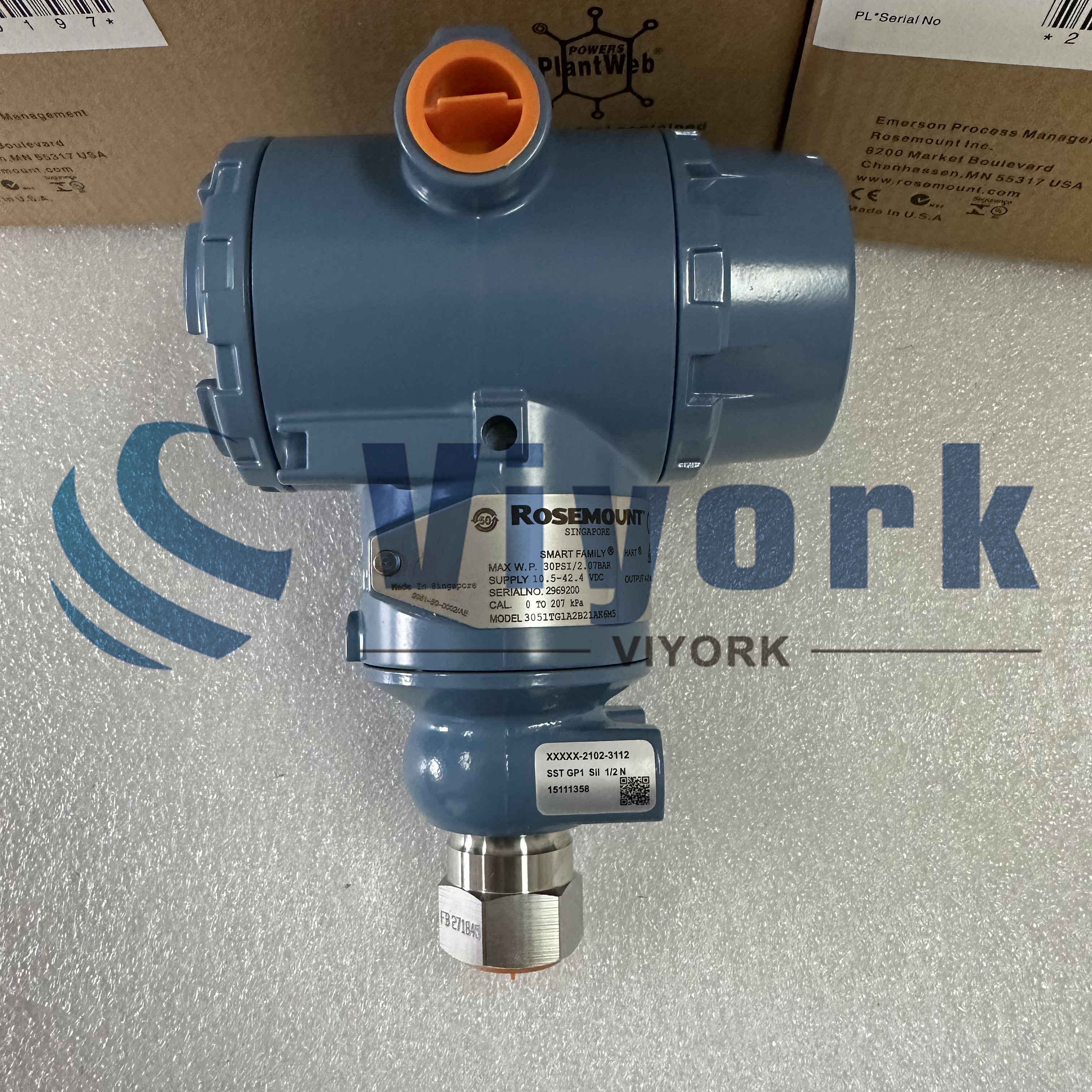 Rosemount 3051TG1A2B21AK6M5 PRESSURE TRANSMITTER NEW&ORIGINAL