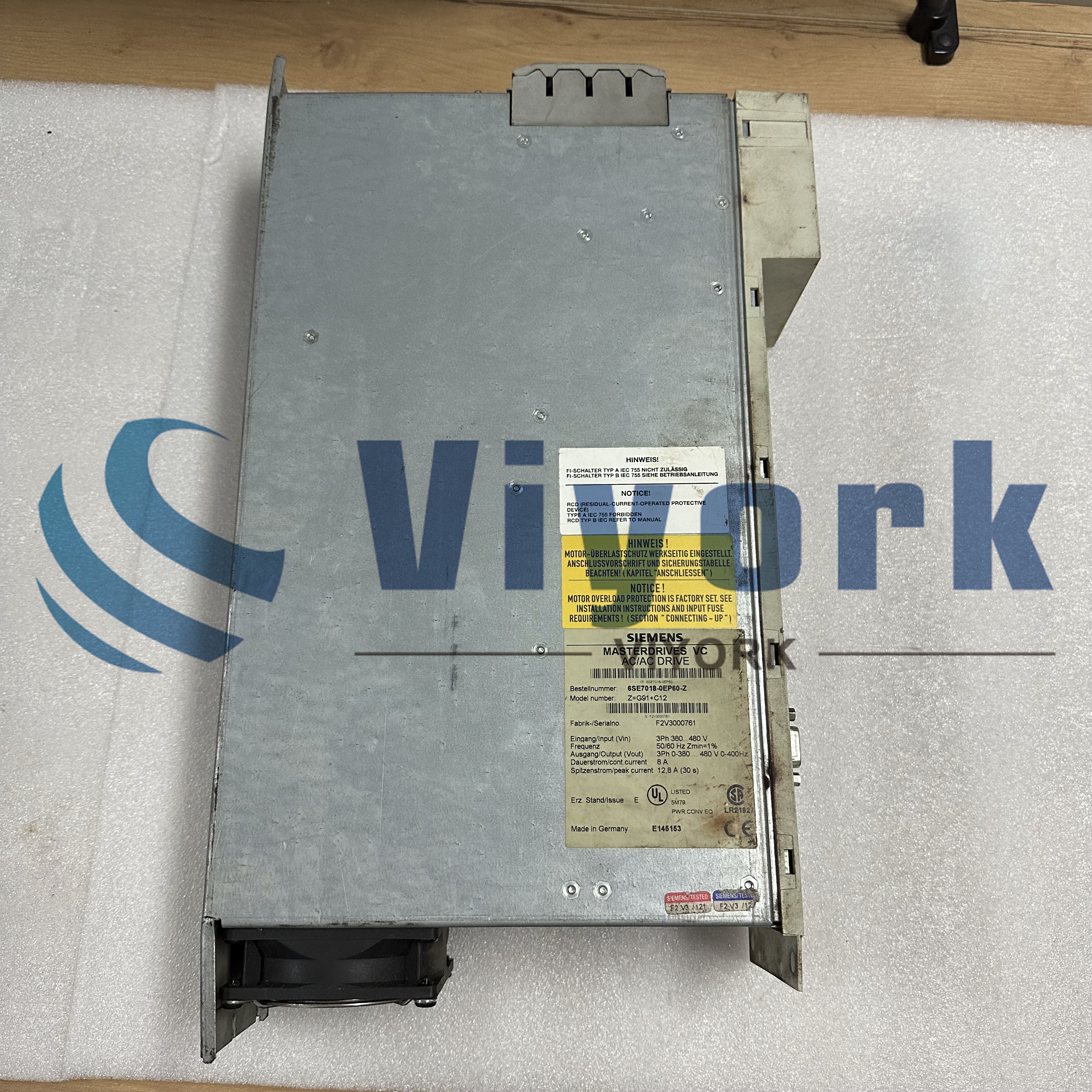 6SE7018-0EP60 Siemens SIMOVERT main drive motion control compact inverter