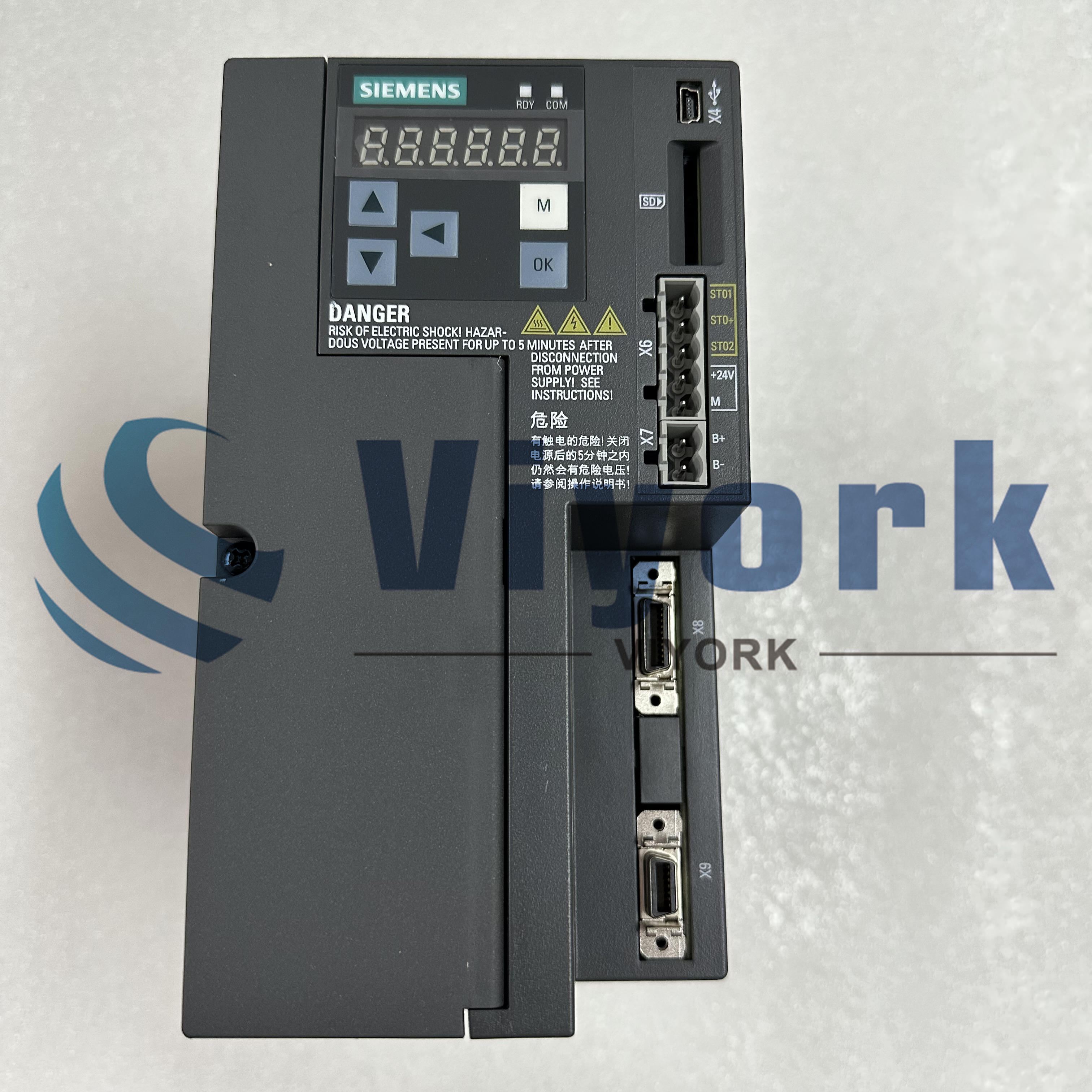 Siemens 6SL3210-5FE11-5UF0 SINAMICS V90. PROFINET. 3 AC 400V 1.5KW NEW