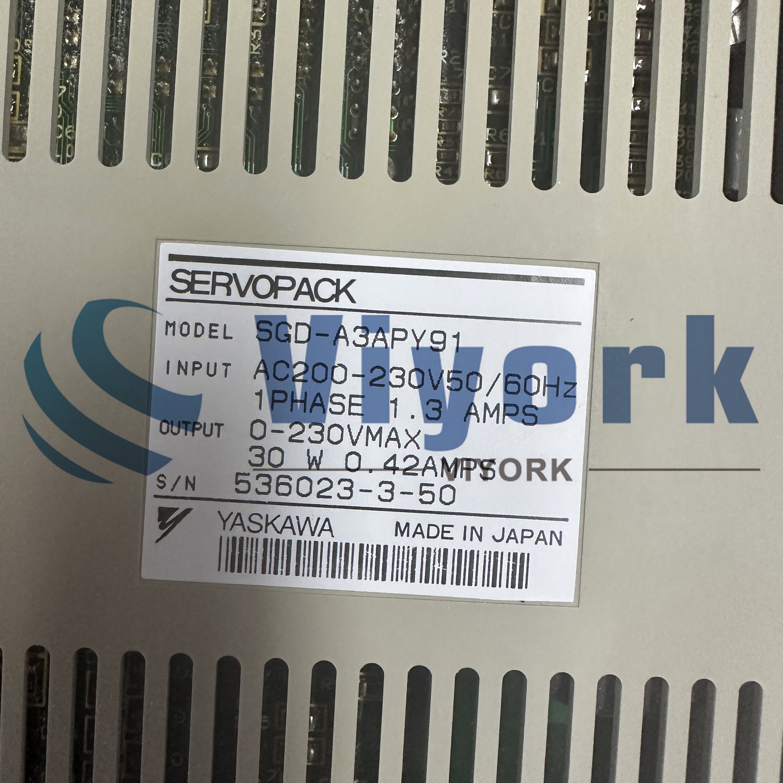 Yaskawa SGD-A3APY91 SERVO DRIVE NEW