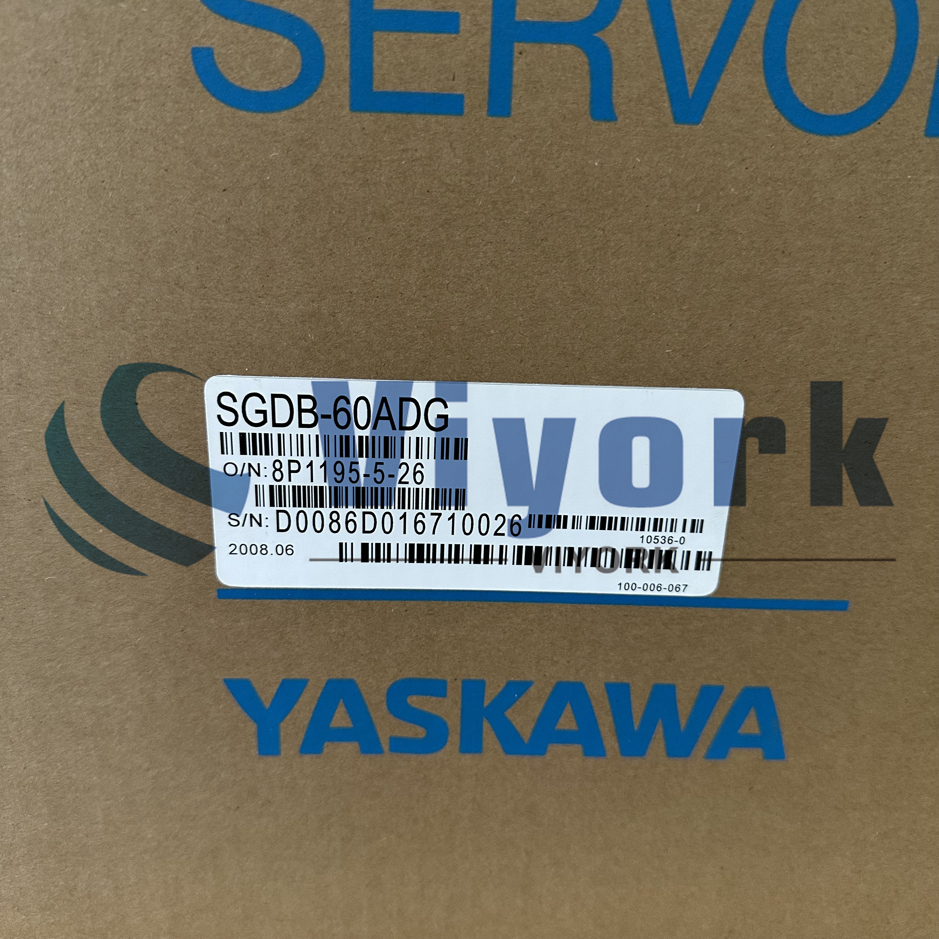 Yaskawa SGDB-60ADG AC SERVO DRIVE NEW