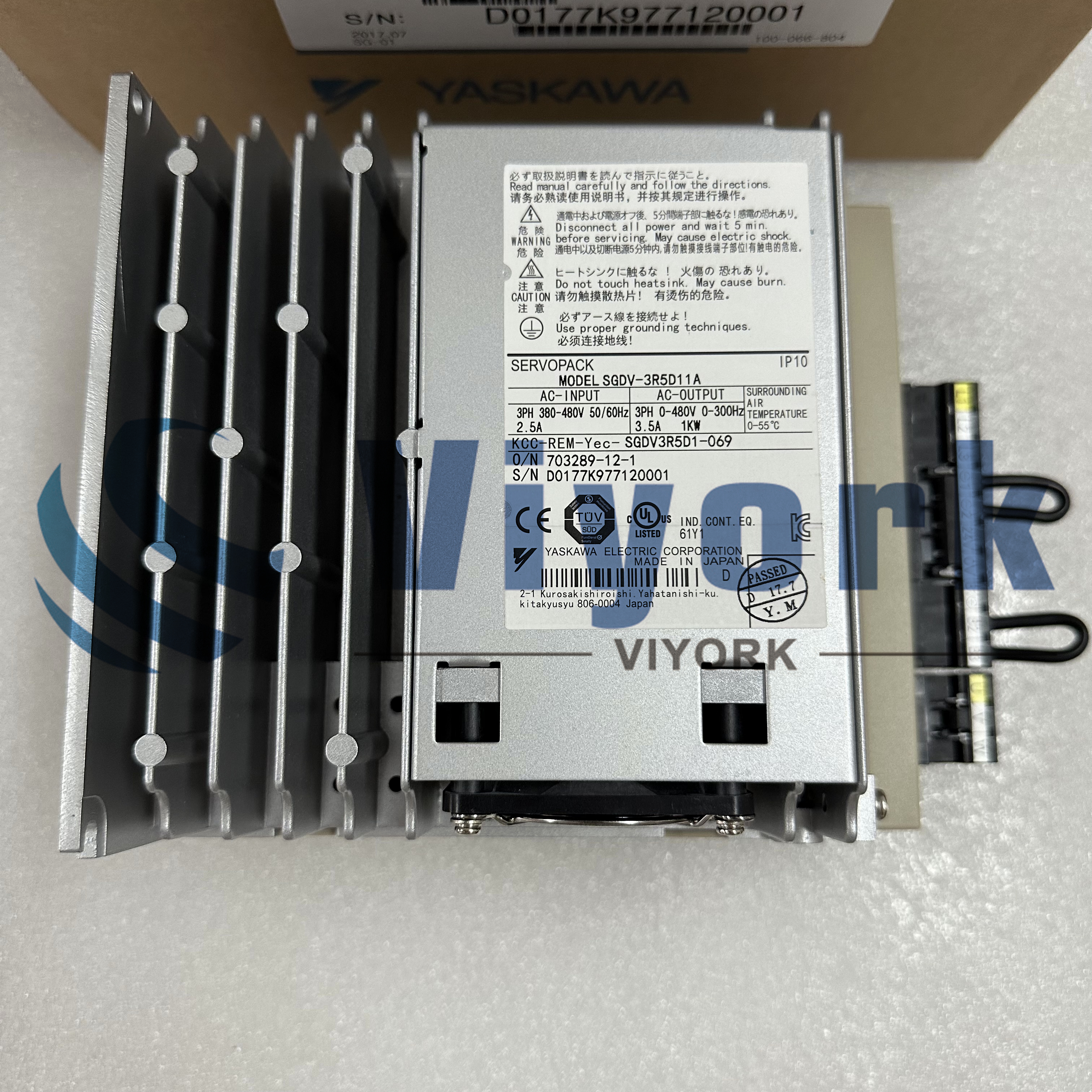 Yaskawa SGDV-3R5D11A020000 SERVO DRIVE OUTPUT