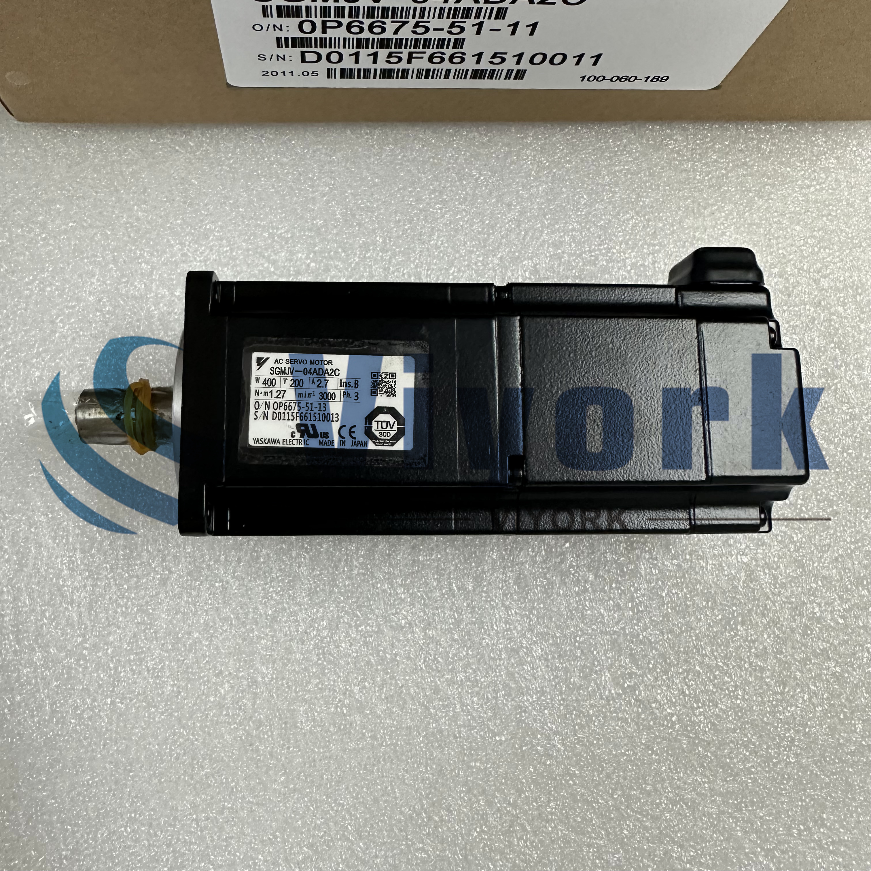 Yaskawa SGMJV-04ADA2C AC SERVO MOTOR NEW