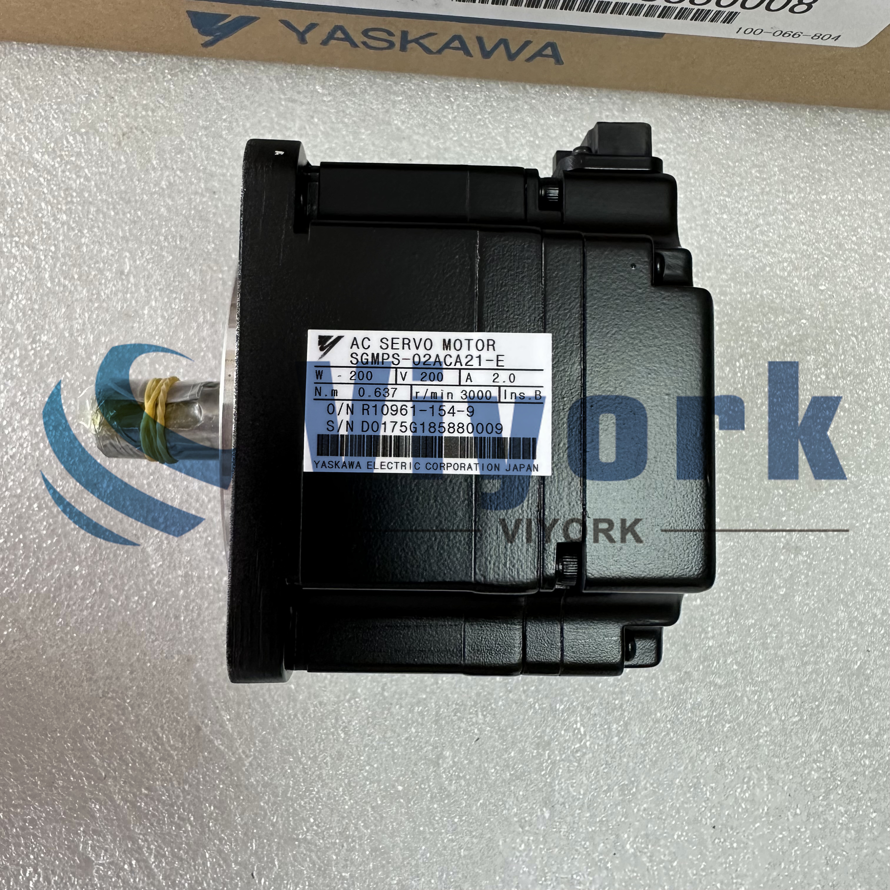 Yaskawa SGMPS-02ACA21-E AC SERVO MOTOR 200W 200V NEW