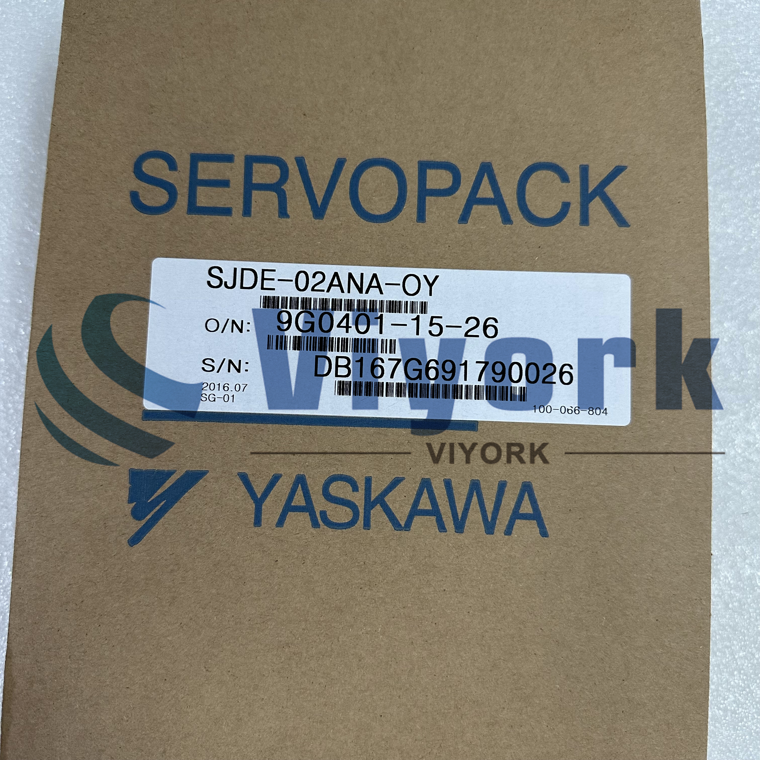 Yaskawa SJDE-02ANA-OY AC SERVO DRIVE NEW