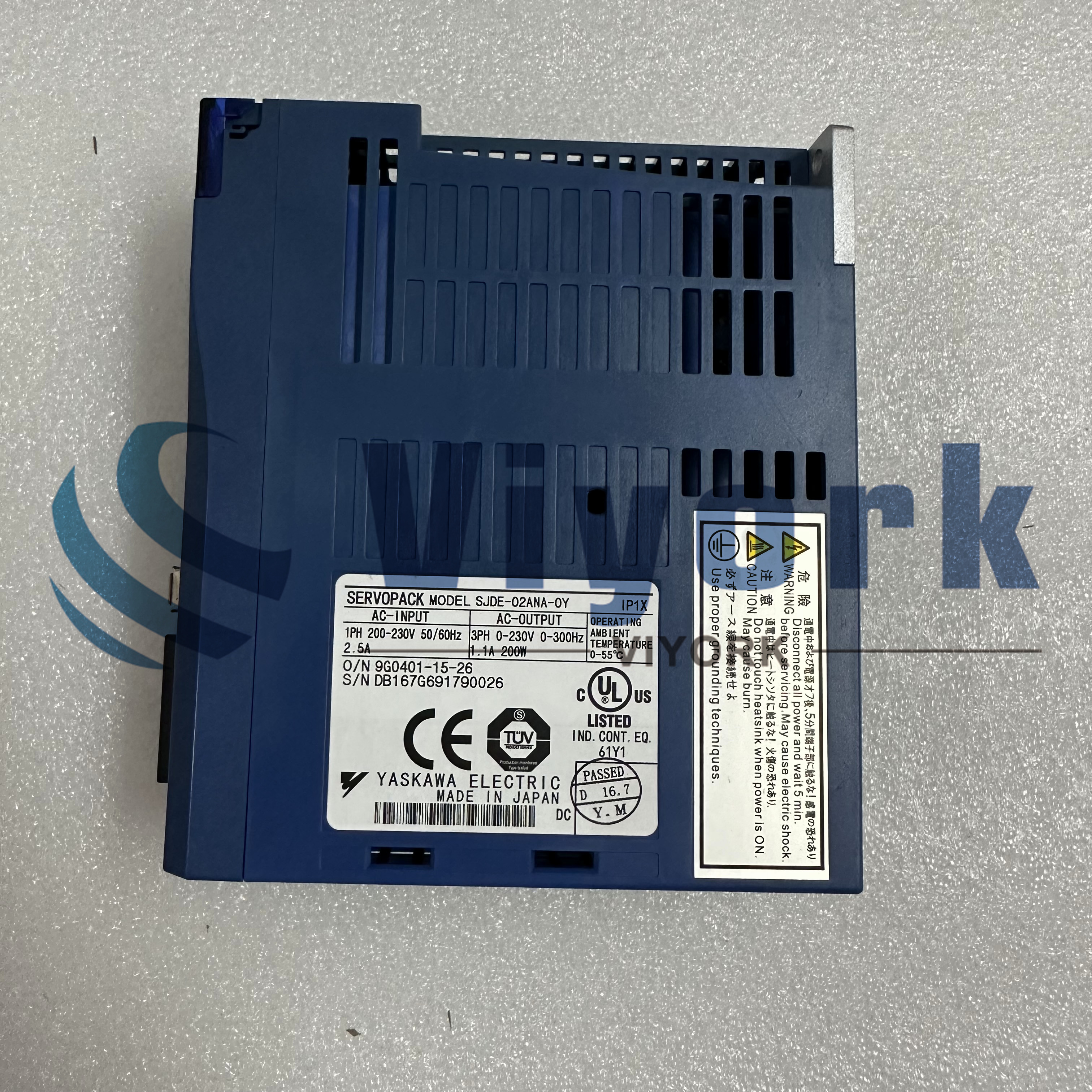 Yaskawa SJDE-02ANA-OY AC SERVO DRIVE NEW