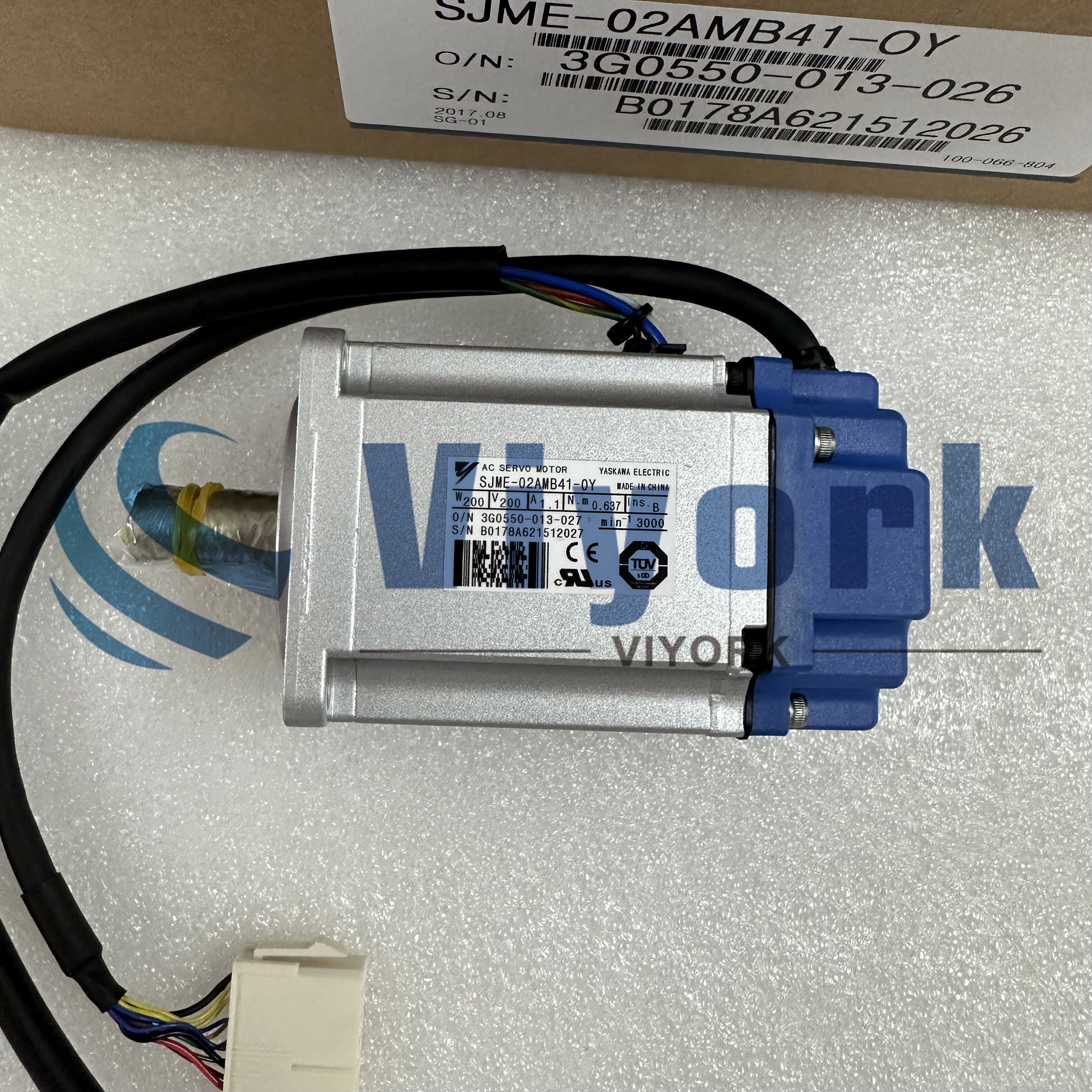 Yaskawa SJME-02AMB41-OY AC SERVO MOTOR NEW