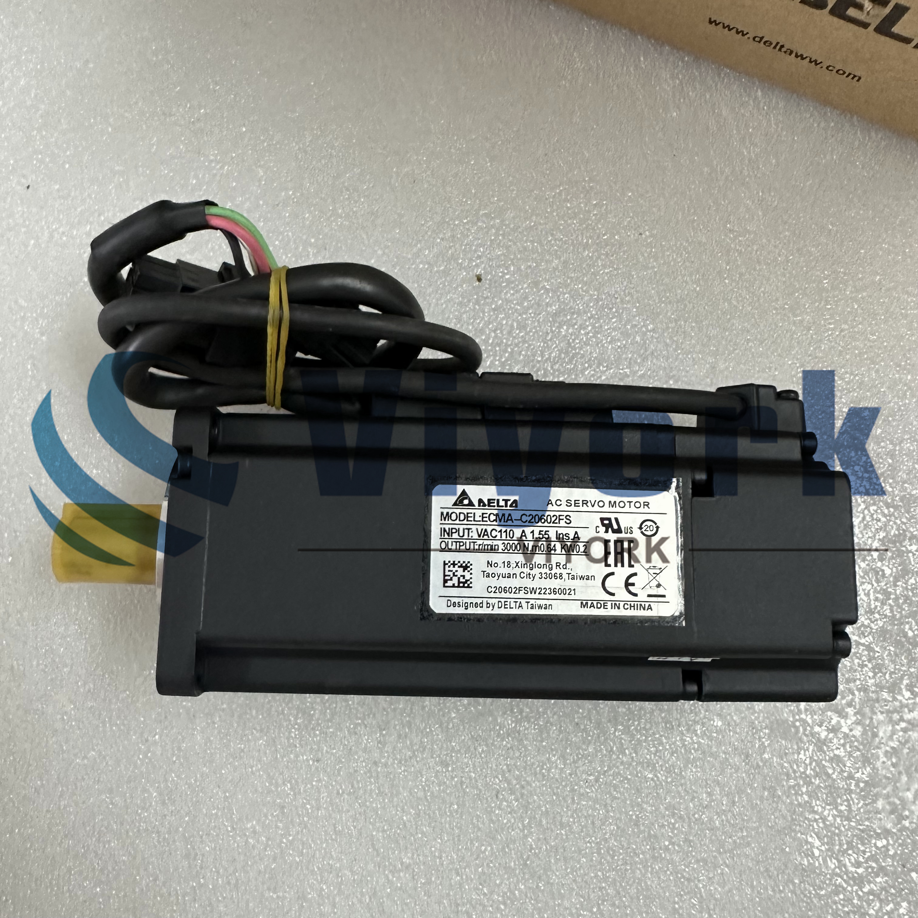 DELTA ECMA-C20602FS SERVO MOTOR NEW