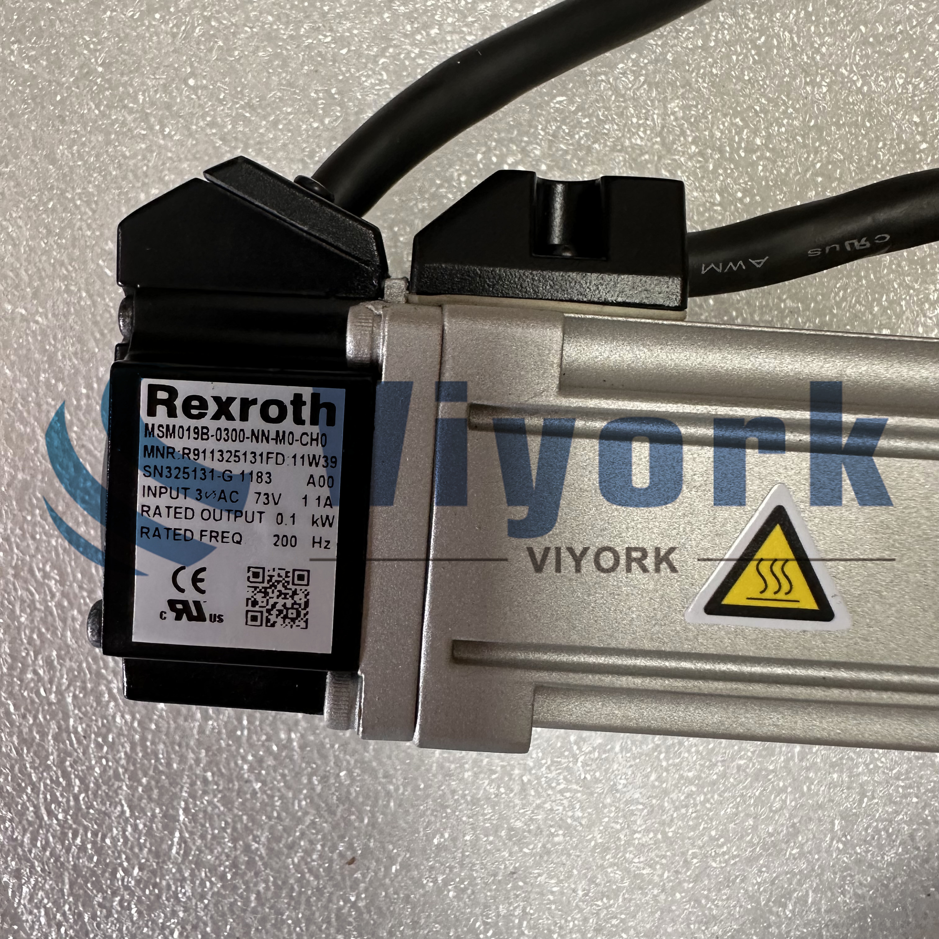 REXROTH MSM019B-0300-NN-M0-CH0 AC SERVO MOTOR 100W NEW