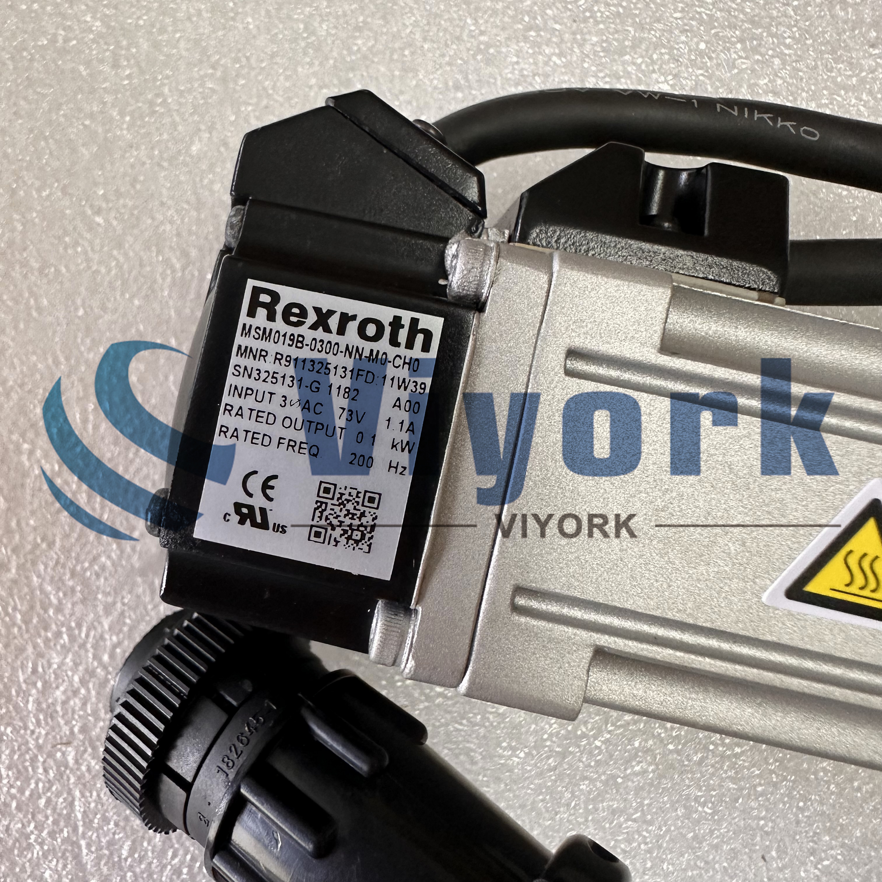 REXROTH MSM019B-0300-NN-M0-CH0 AC SERVO MOTOR 100W NEW