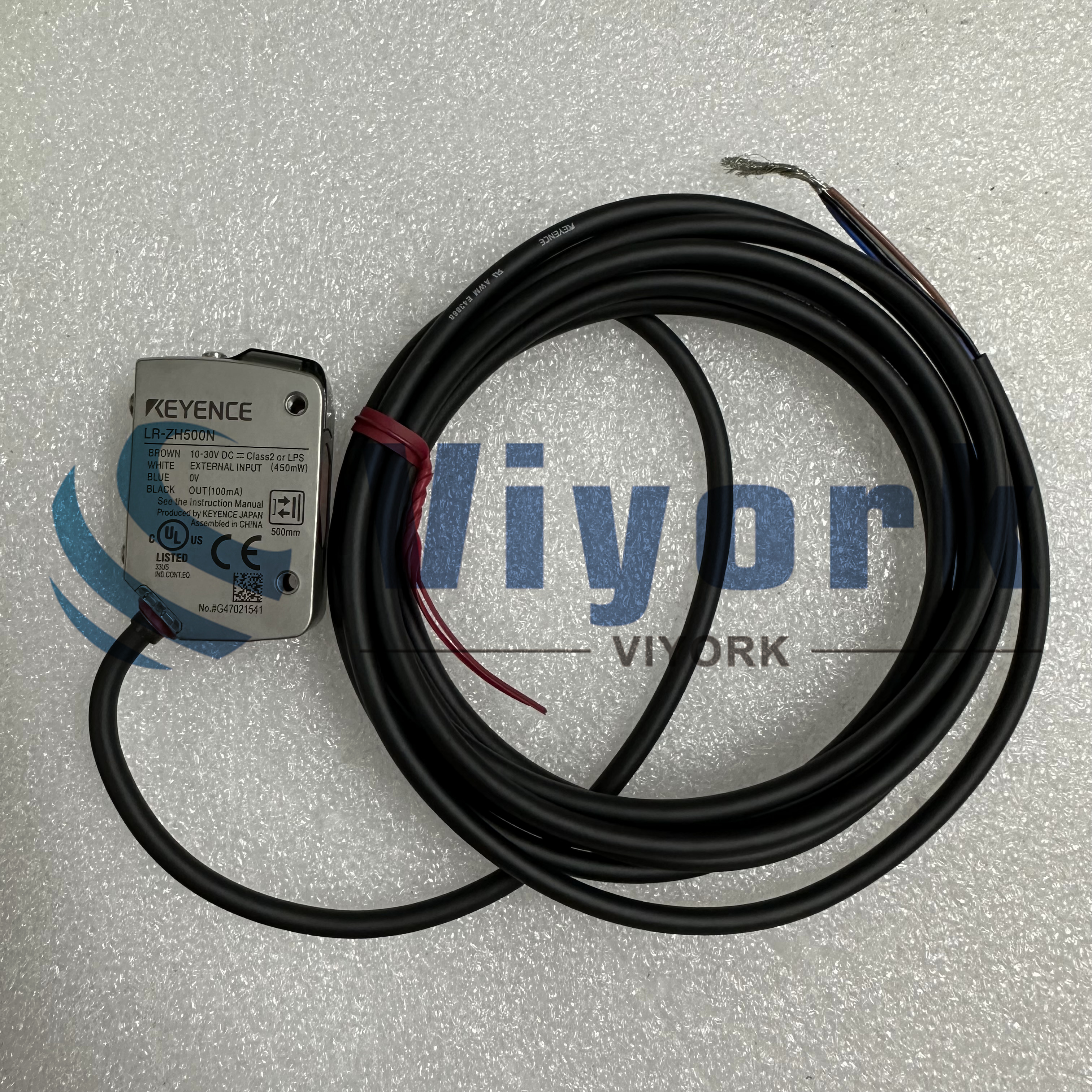 Keyence LR-ZH500N Laser Sensor 10-30v-dc NEW