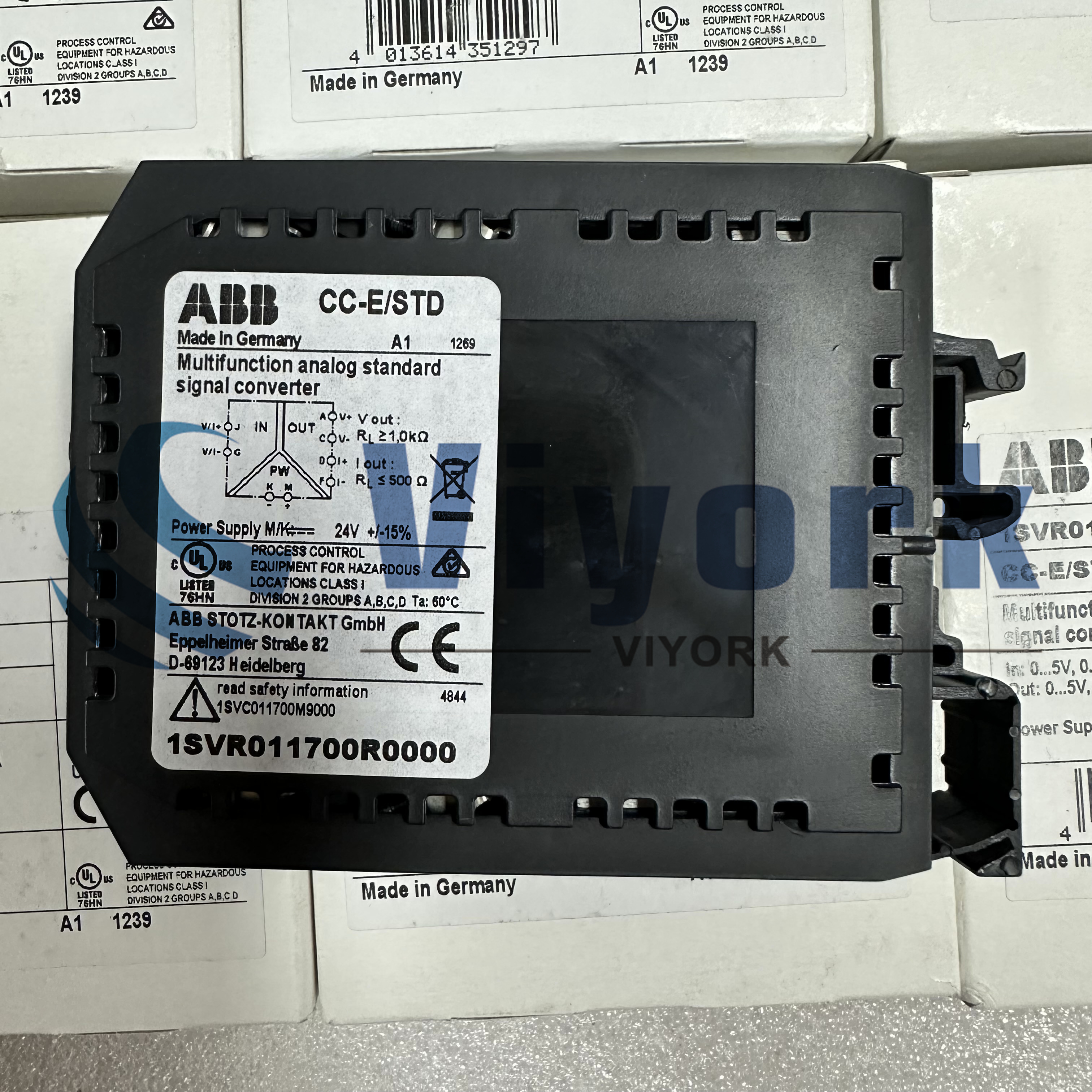 ABB 1SVR011700R0000 CC-E/STD Multifunction Analog Standard Signal Converter NEW