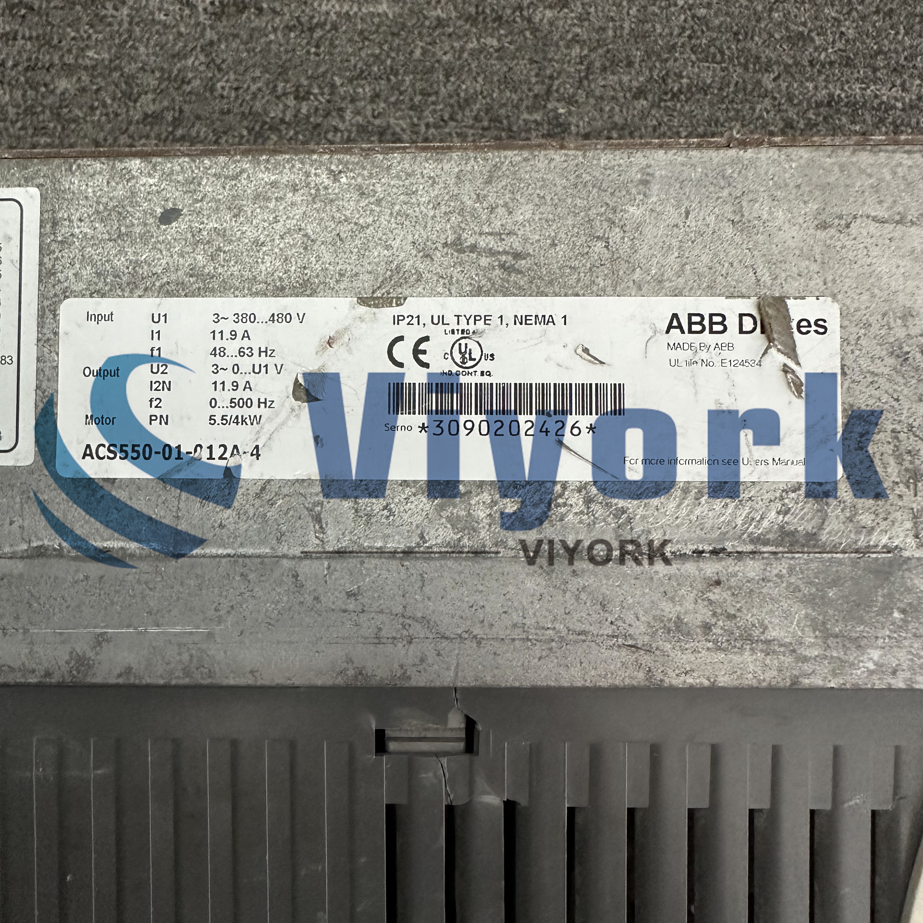 ABB ACS550-01-012A-4 INVERTER