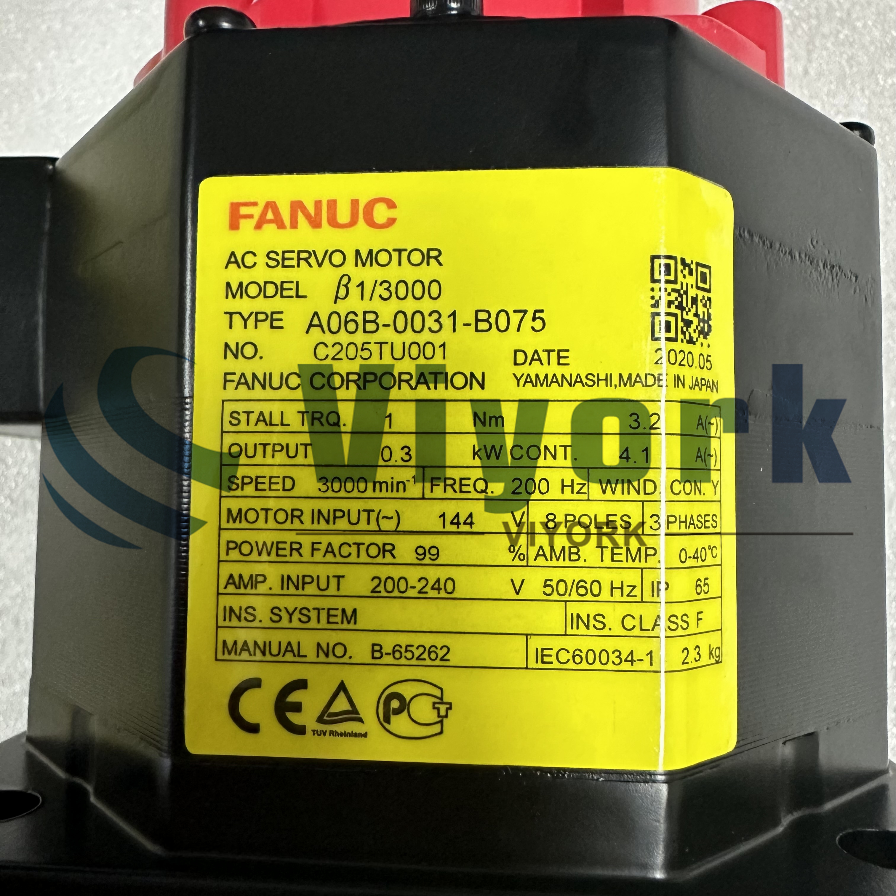 Fanuc A06B-0031-B075 AC SERVO MOTOR NEW