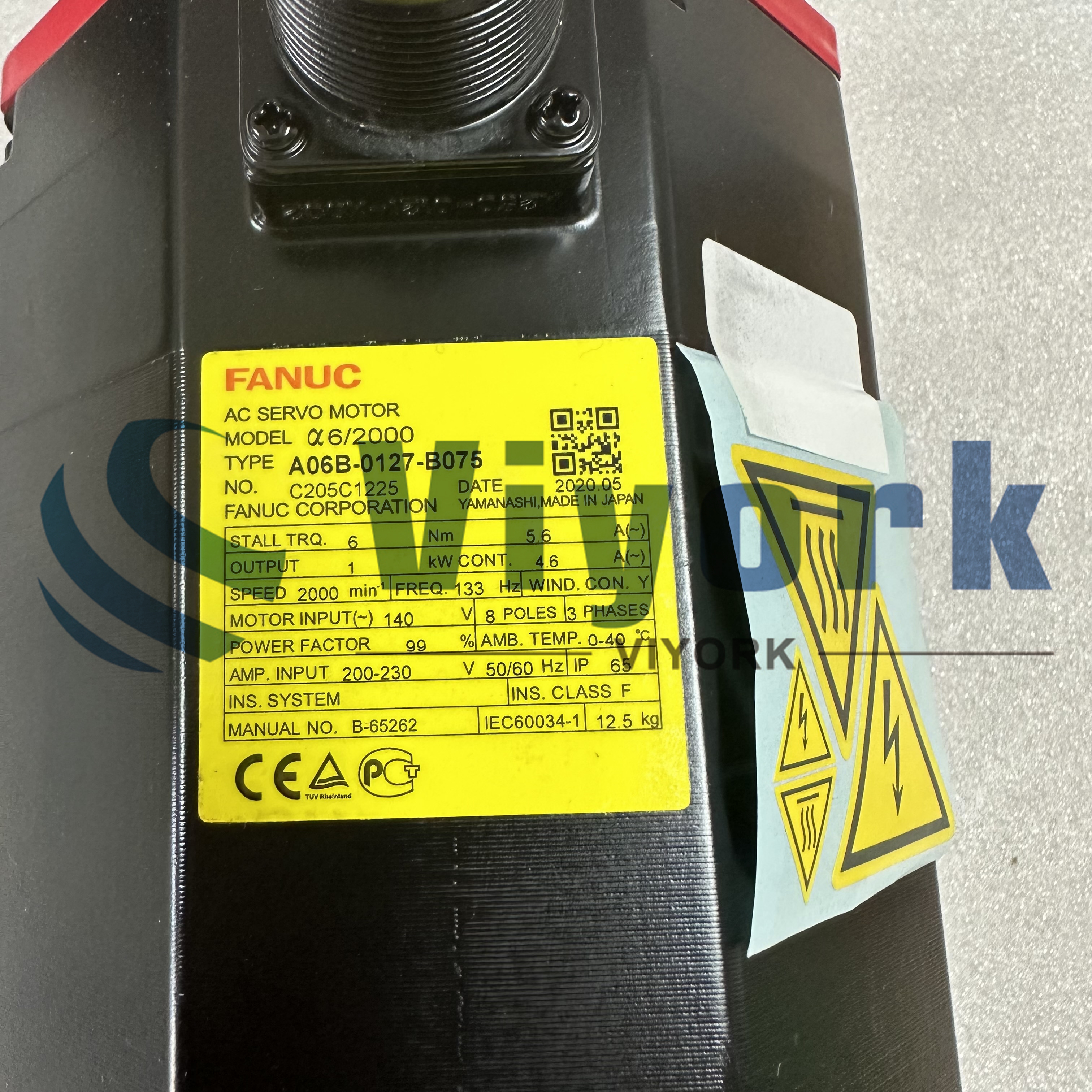 Fanuc A06B-0127-B075 AC SERVO MOTOR NEW