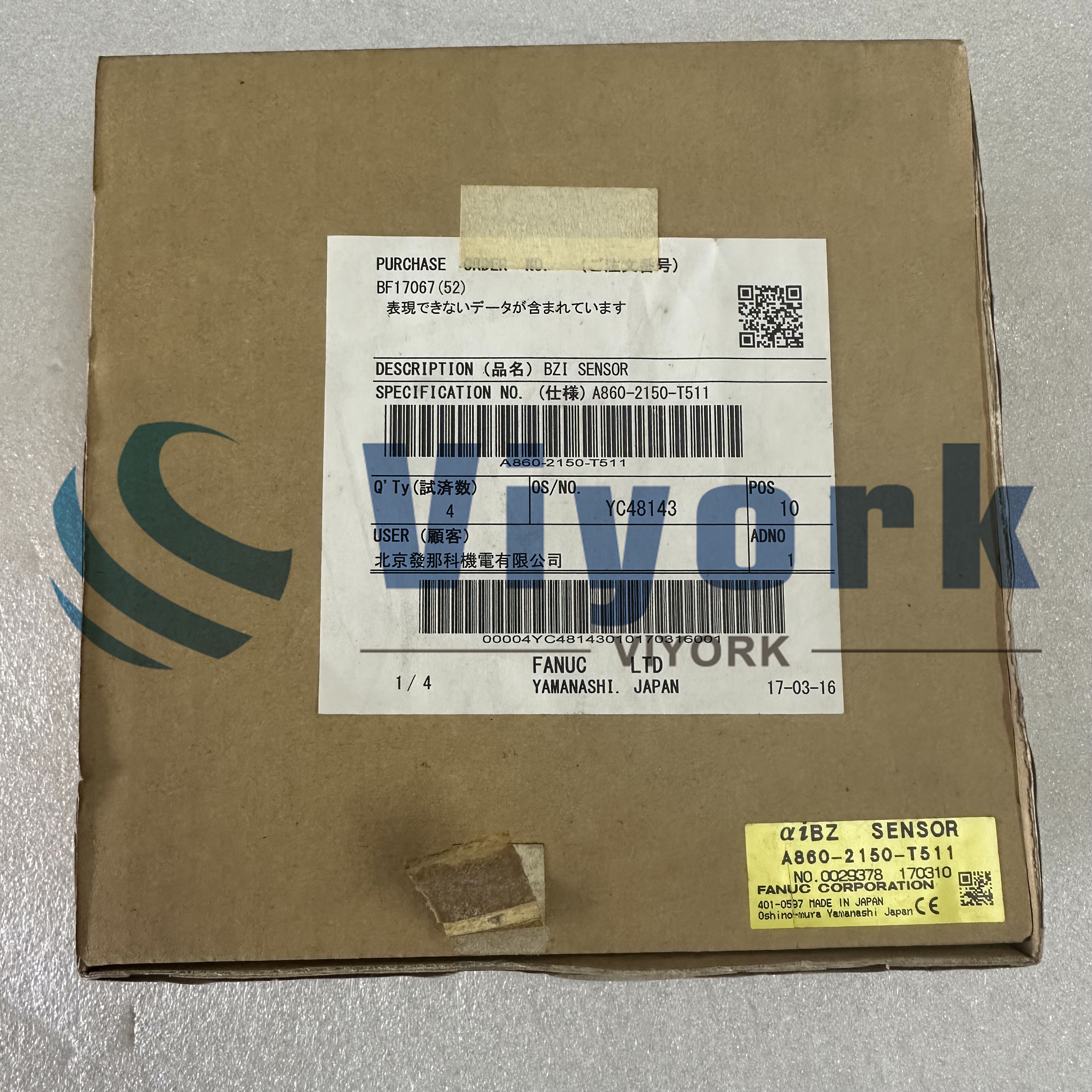 Fanuc A860-2150-T511 / A860-2150-V001 SENSOR NEW