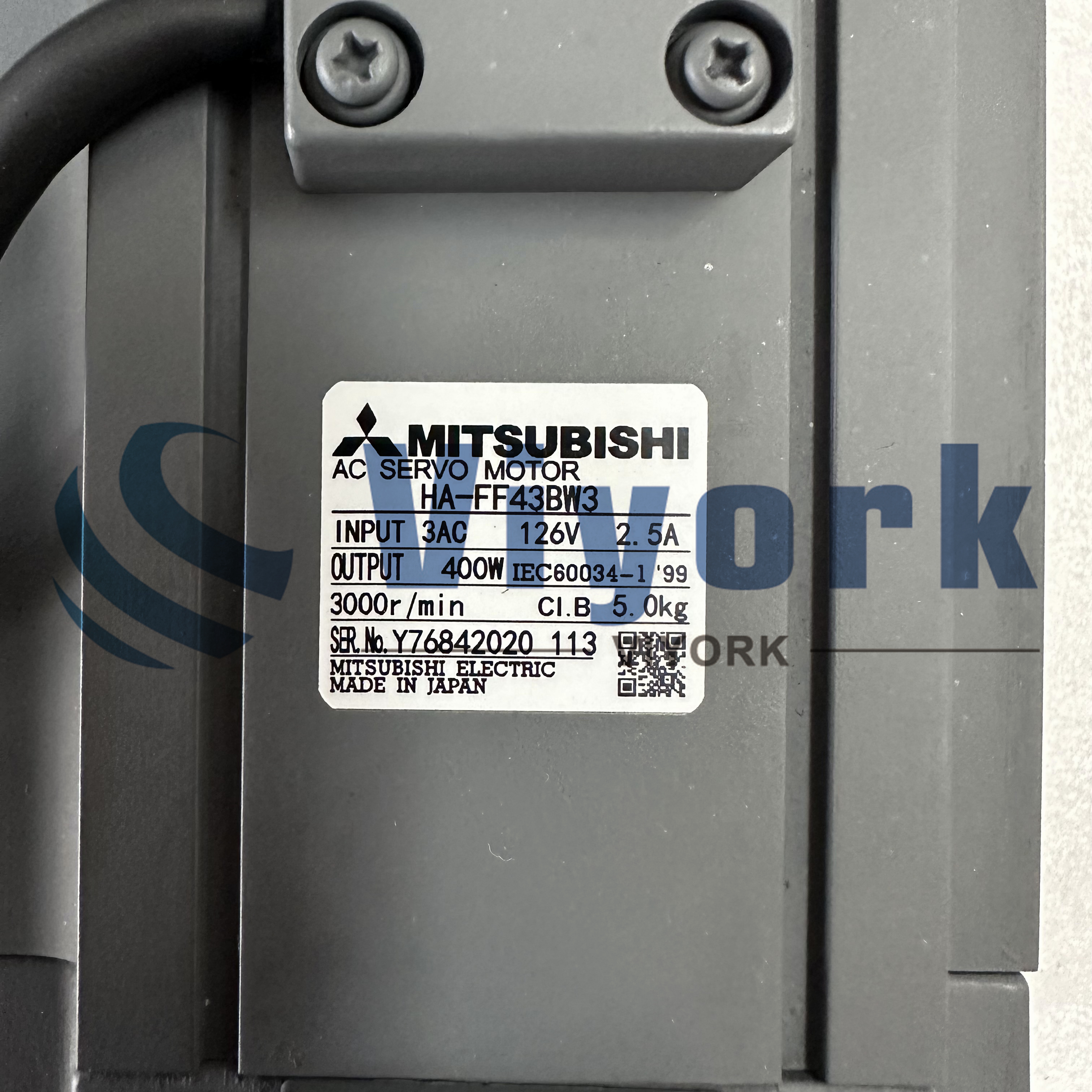 Mitsubishi HA-FF43BW3 AC SERVO MOTOR NEW