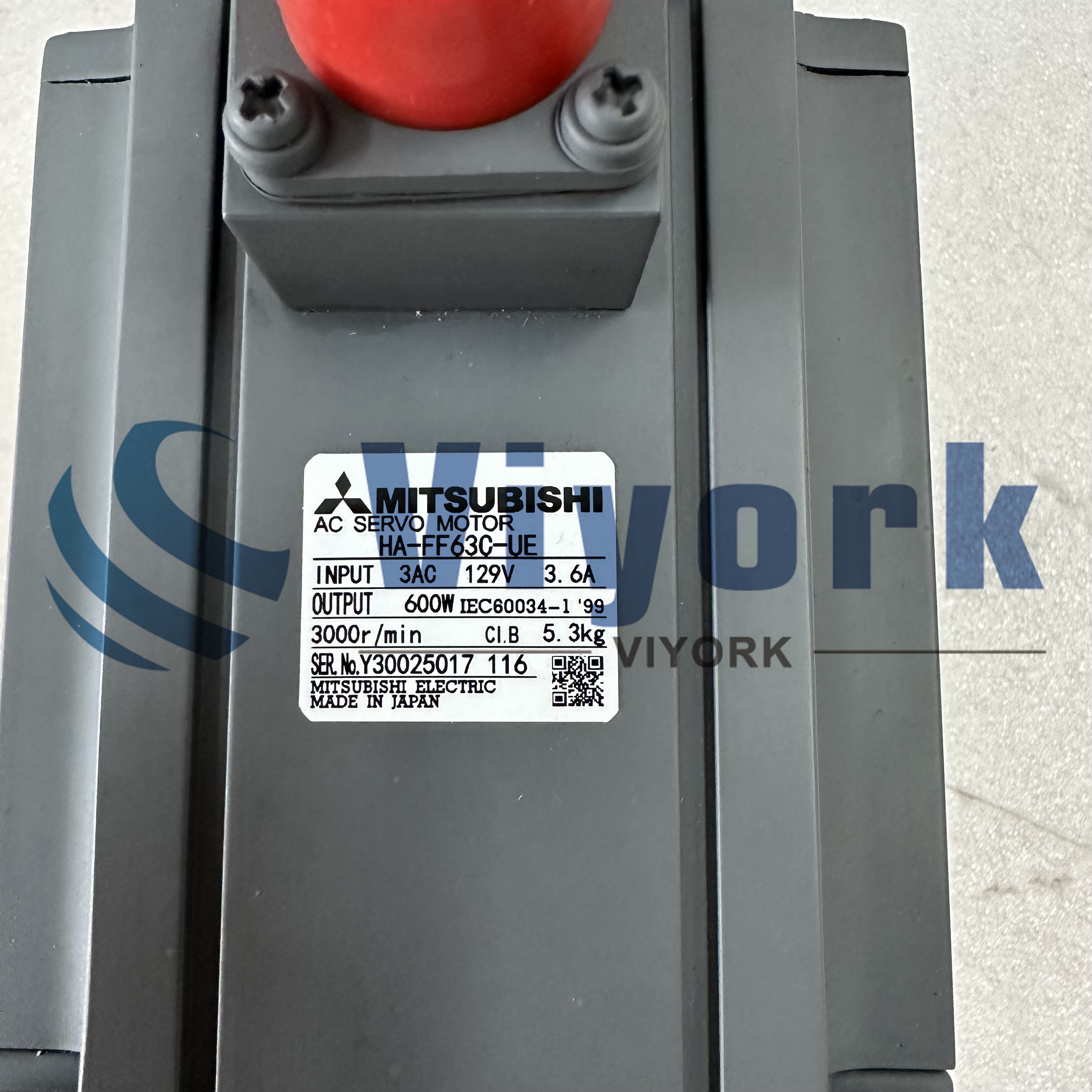 Mitsubishi HA-FF63C-UE AC SERVO MOTOR NEW