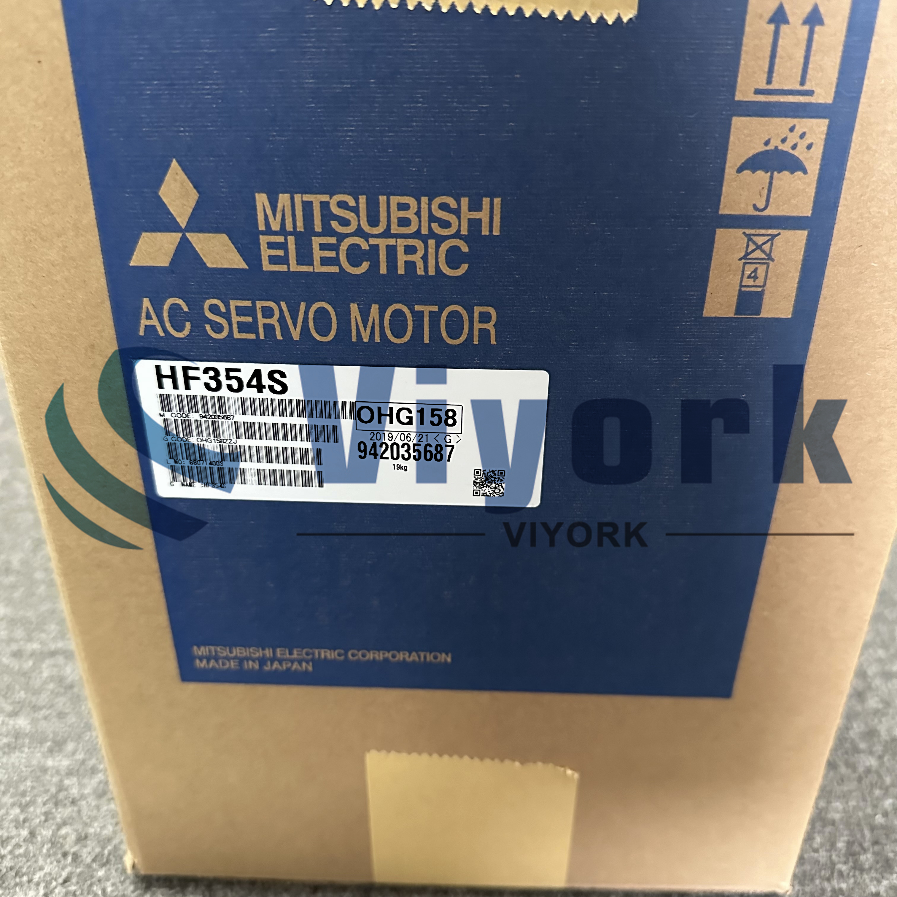 Mitsubishi HF354S WITHOUT THE ENCODER AC SERVO MOTOR NEW