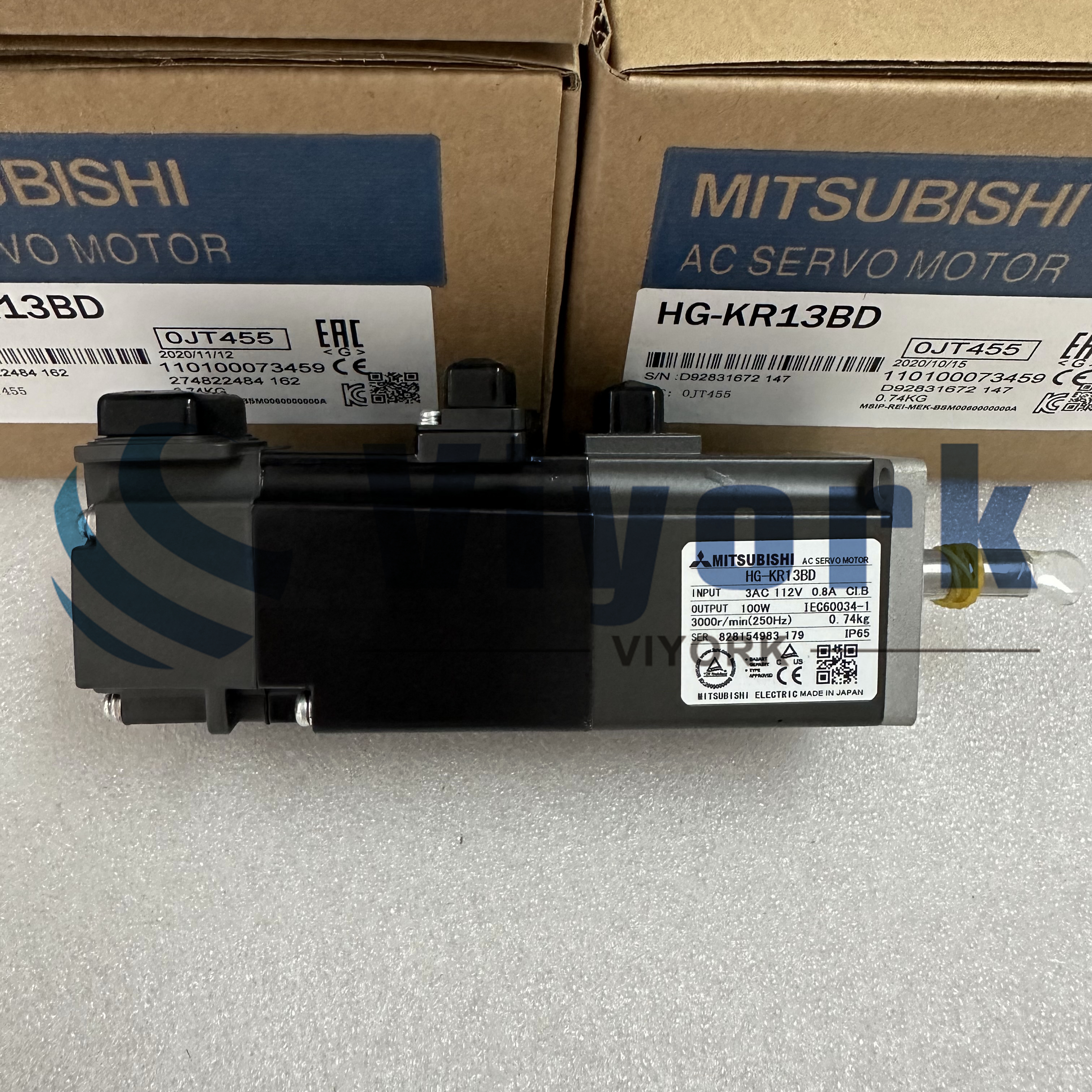 Mitsubishi HG-KR13BD AC SERVO MOTOR NEW