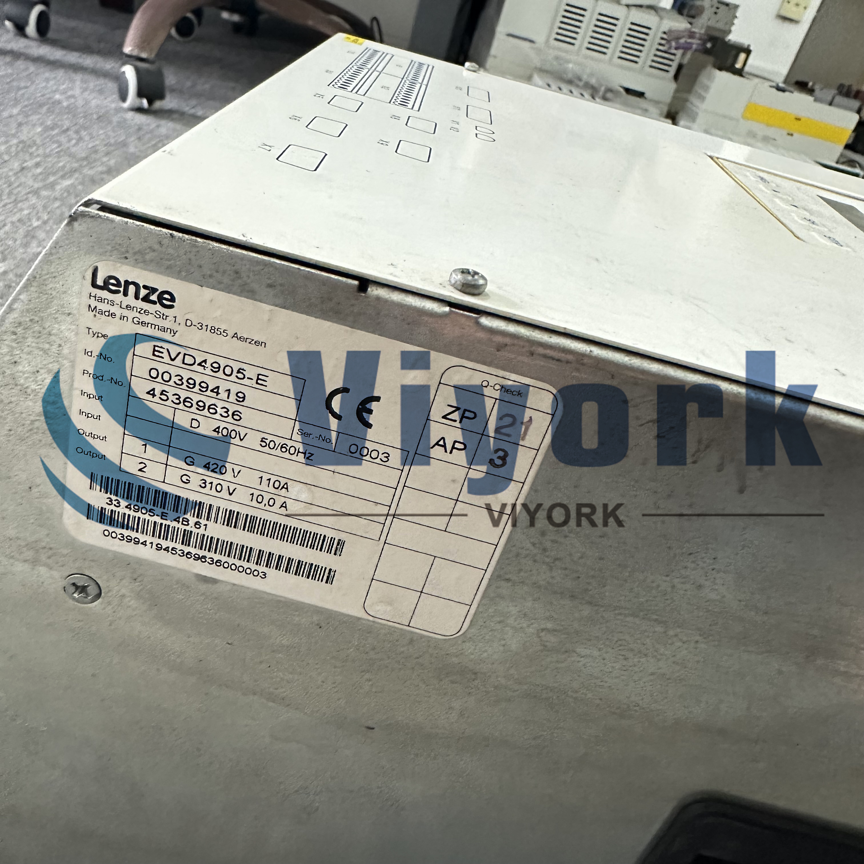 LENZE EVD4905-E INVERTER Fully Tested Fast delivery USED