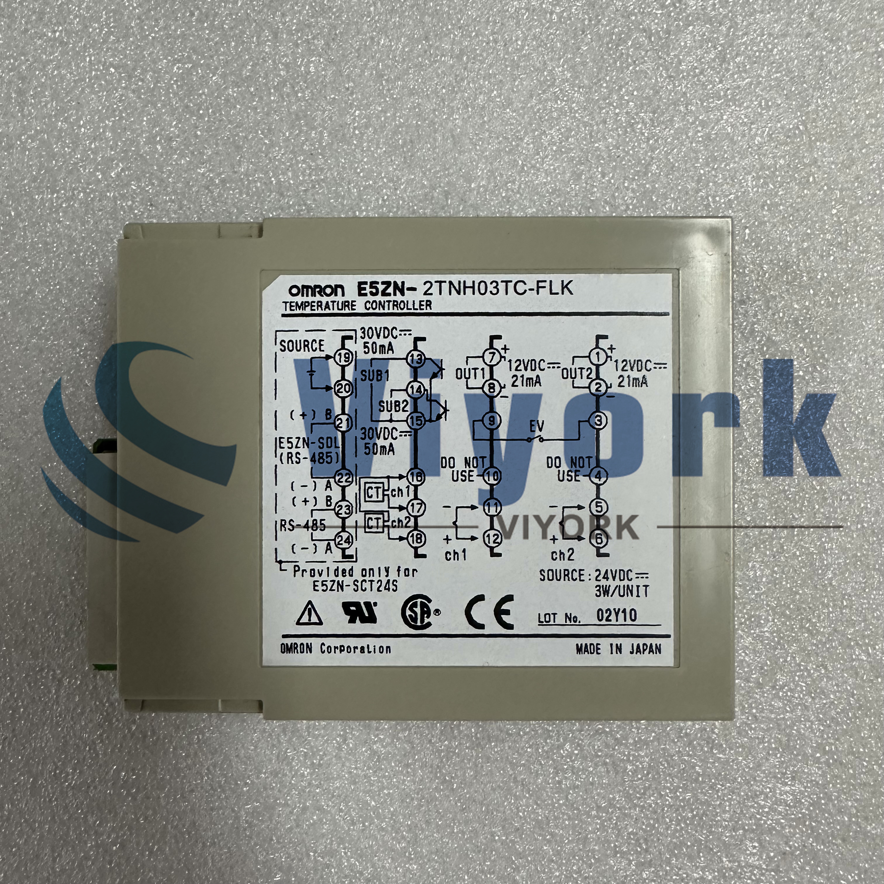 Omron E5ZN-2TNH03TC-FLK Temperature Controller NEW